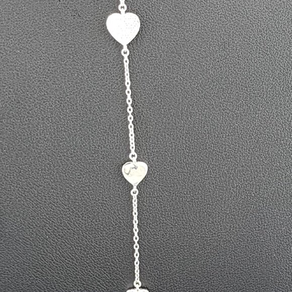 Sterling Silver 925 Multi Hearts Necklace – Romantic Linked Heart Design - Picture 3 of 9